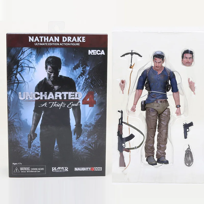 15 см NECA Uncharted 4 A tief's end Nathan Drake ПВХ фигурка модель игрушки|Игровые фигурки и