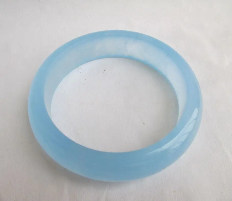 Модный красивый синий Изумрудный нефрит в Китае. Нефритовый браслет для женщин