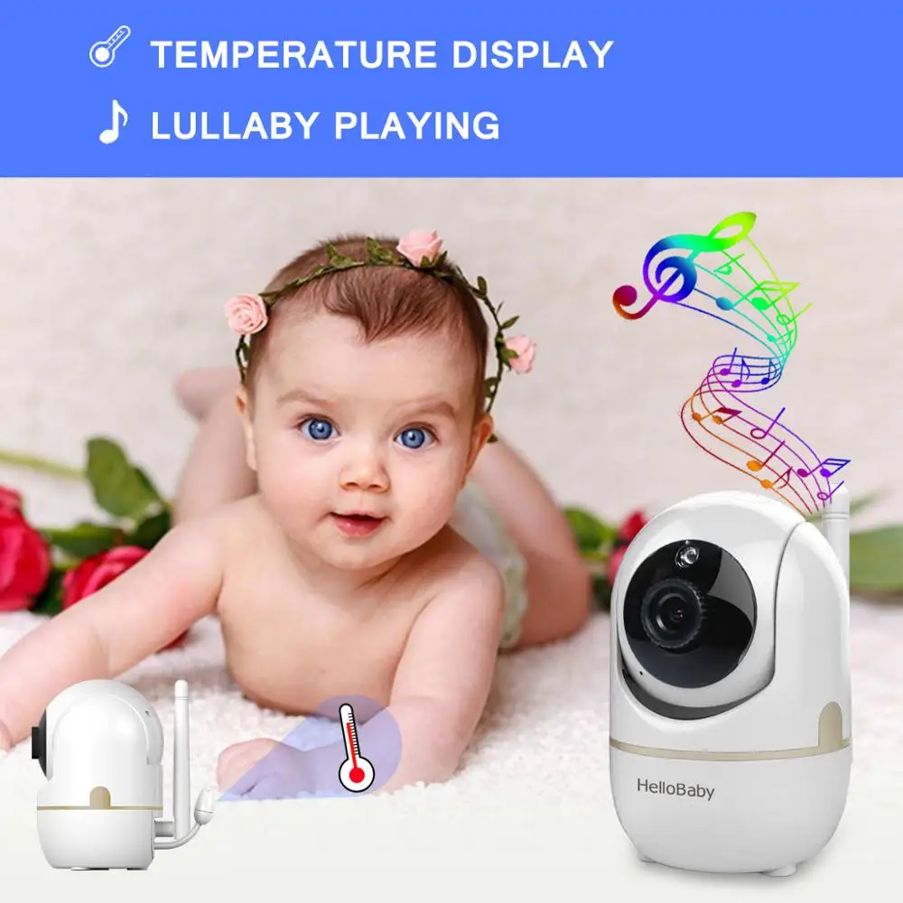 HelloBaby Monitor Camera отправляет мгновенные оповещения о подключении к детскому
