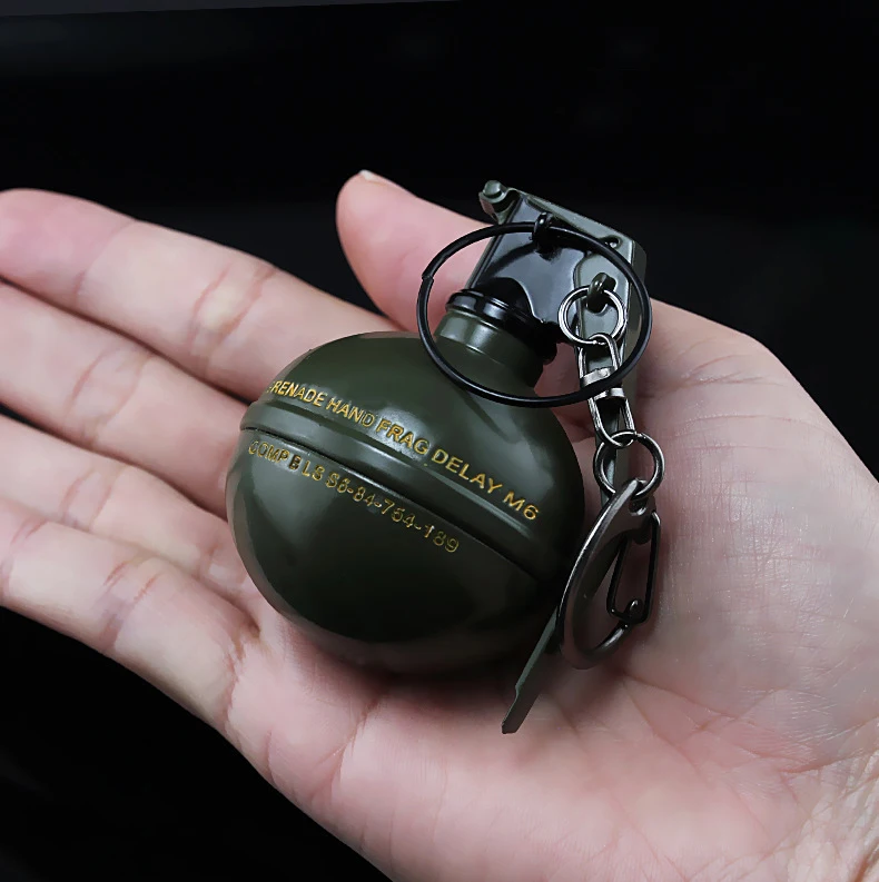 6 см игра Playerunknown's Battlegrounds Frag Grenades оружие модельный брелок PUBG сплав кулон сувенир