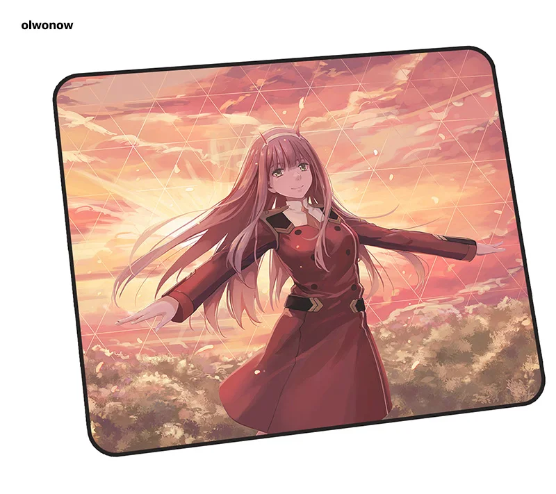 Darling в franxx коврик для мыши геймер 3d 35x30 см ноутбук с алюминиевым корпусом игровой