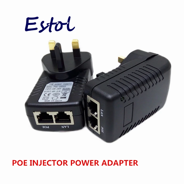 Бесплатная доставка Адаптер PoE Power Over Ethernet для инжектора 48 В постоянного тока 100 А