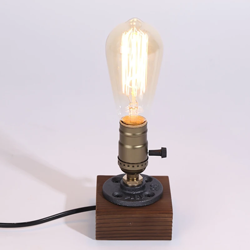 Фумат винтажные промышленные настольные лампы бар для учебы спальни чтения лофт