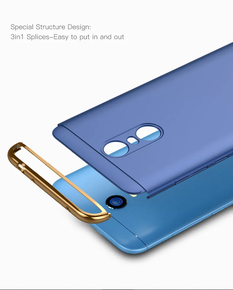 Оригинальные чехлы для Xiaomi Redmi 5 Plus чехол 3 в 1 защитный жесткий Гибридный из