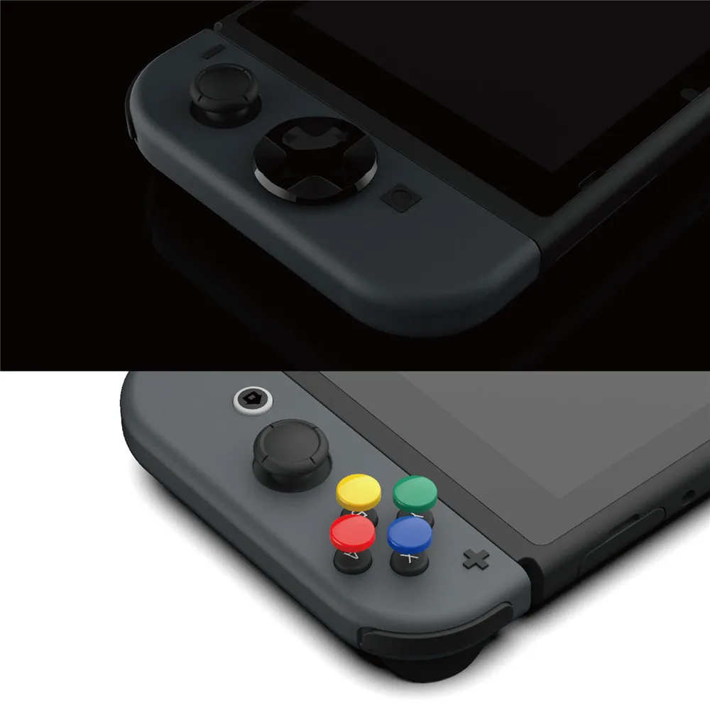 Крестовая круглая кнопка D Pad для Nintendo Switch Joy con цветная крышка с большим пальцем s