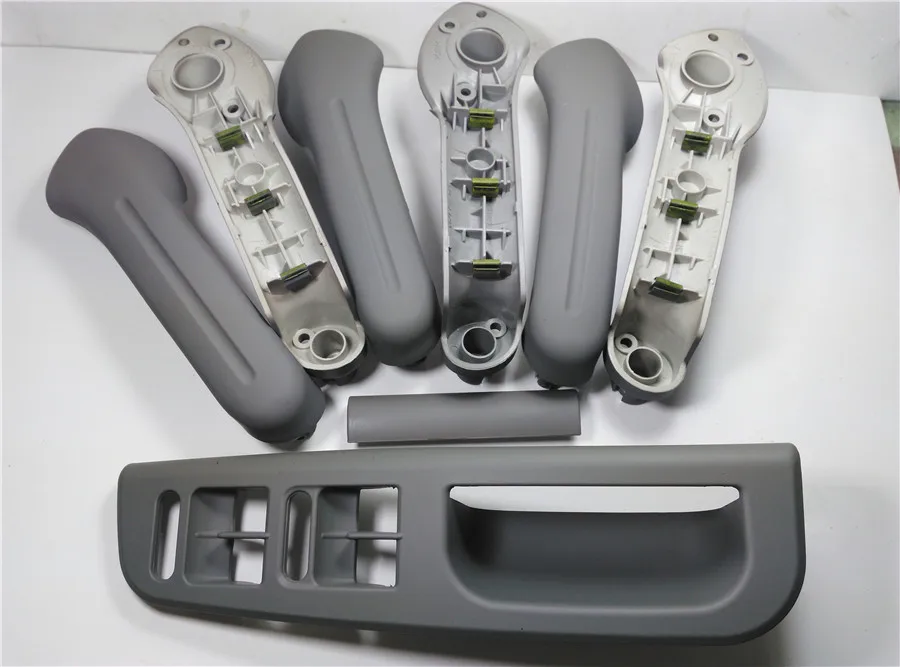 Набор из 8 шт. серая внутренняя дверная ручка бесплатная доставка для Volkswagen Jetta Bora