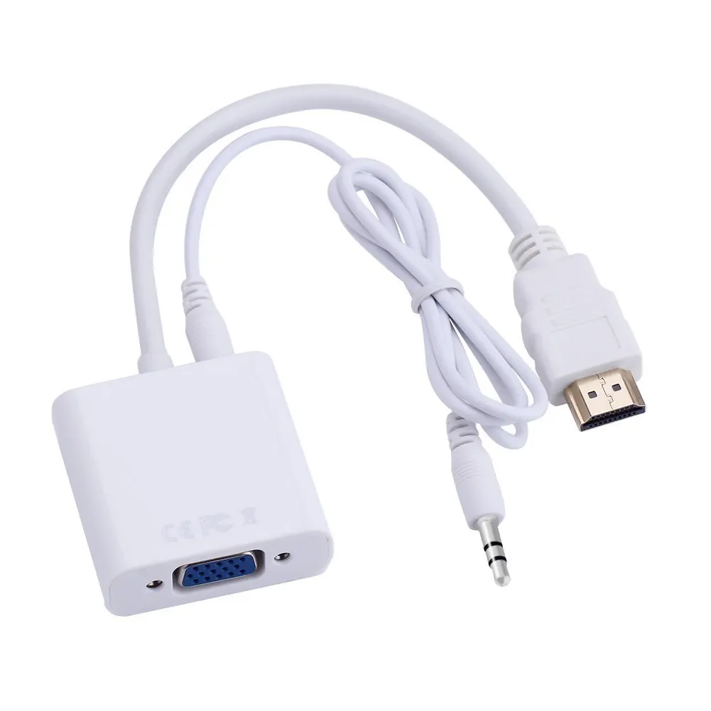 Адаптер hfes HDMI к VGA видео кабель конвертер до 1080 P от аналогового цифрового ПК HDTV dvd