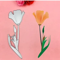 flower and leave metal cut dies stencils for scrapbooking stampphoto album decorative embossing diy paper cards