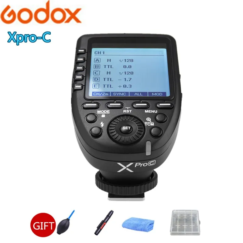 Вспышка для камеры Godox TT350 вспышка TT350C фотовспышка TTL GN36 HSS + триггер xpro-c Canon EOS 5D 6D 60D