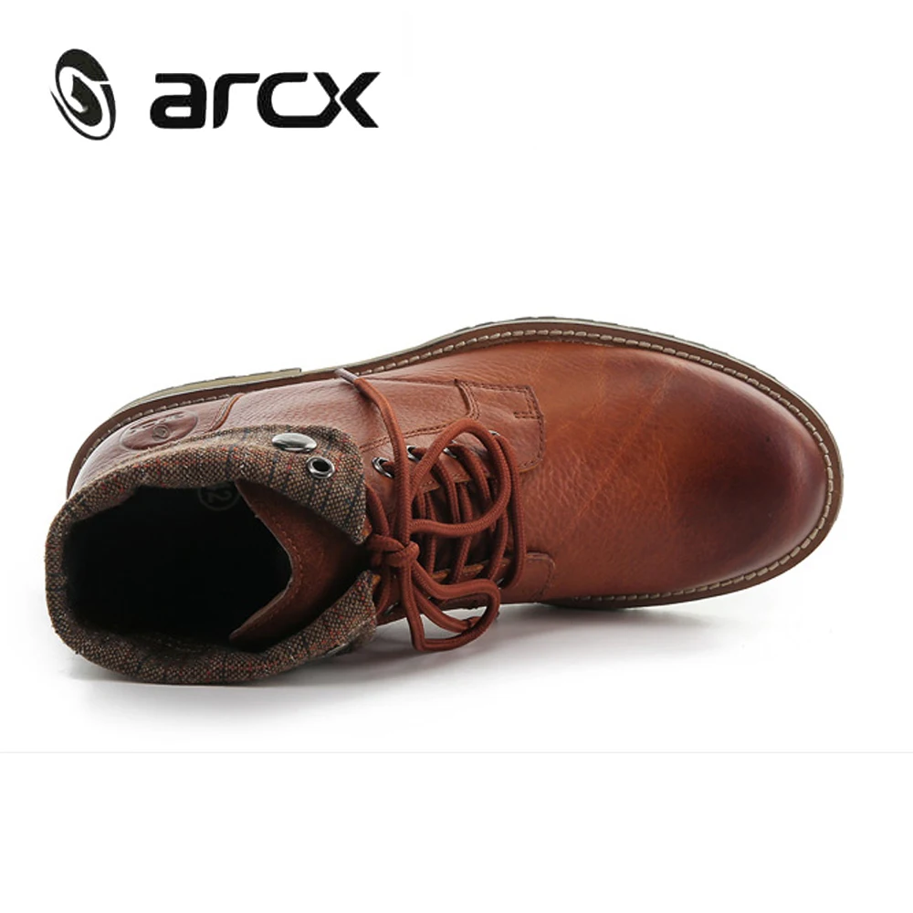 ARCX/мотоботы с отворотом Мужская обувь для отдыха езды на велосипеде скутере