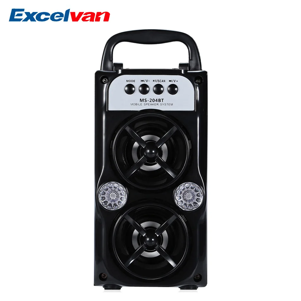 EXcelvan MS-204BT динамик bluetooth портативный с высокой выходной мощностью fm-динамик