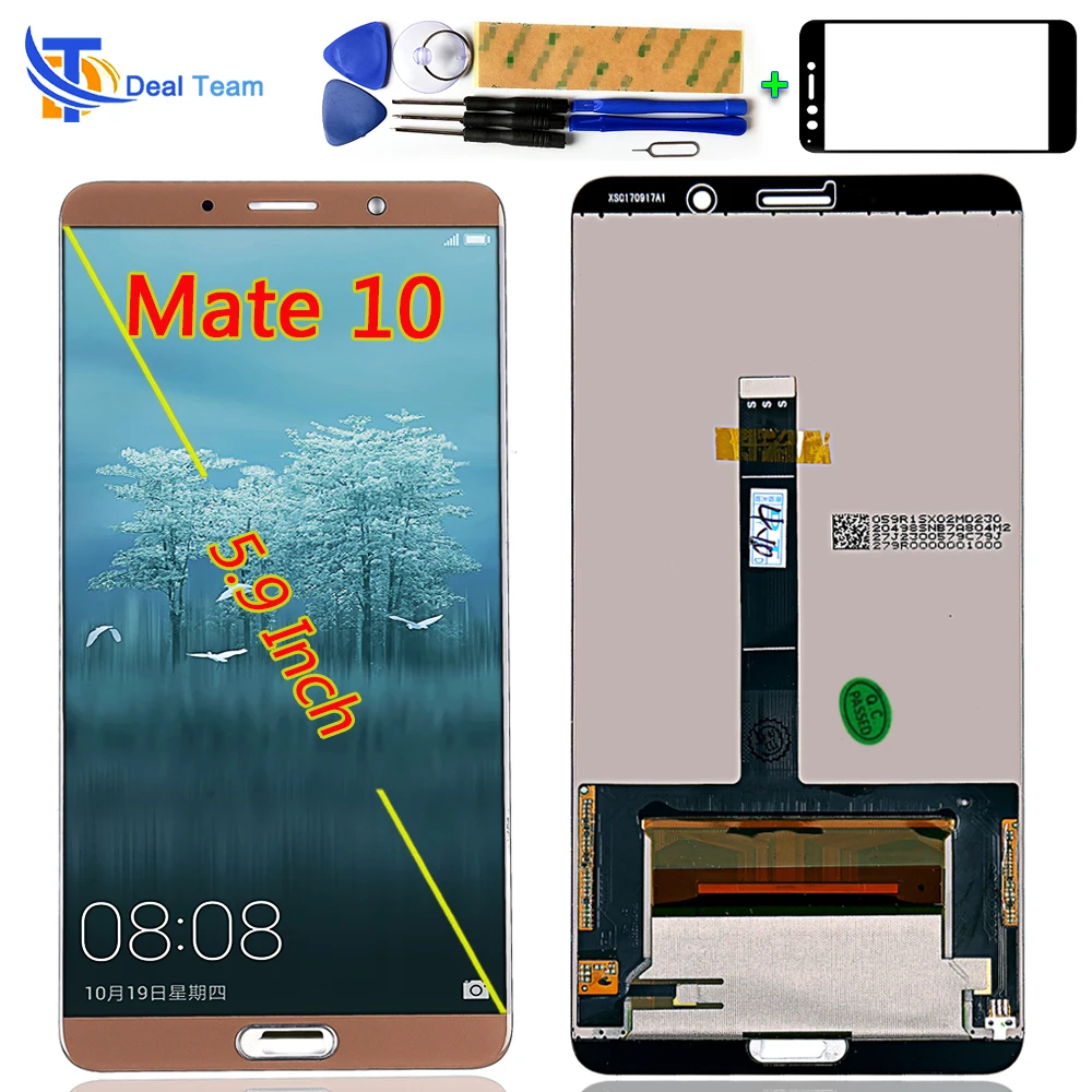 Сделка команда 5 9 дюймов ЖК-дисплей для Huawei Mate 10 сенсорный экран панель