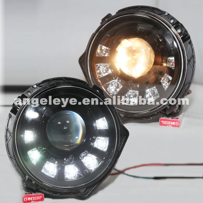 

Передние фары с черным корпусом для Benz W463 G400 G500 1986-2006