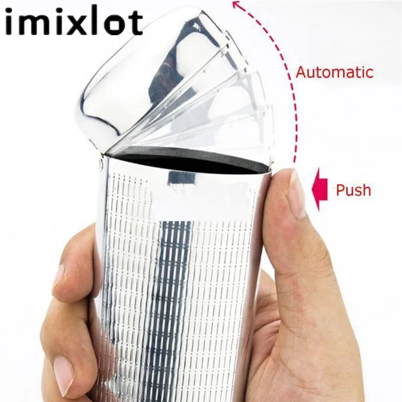 IMIXLOT Серебро Алюминий магния элегантные солнцезащитные очки Чехлы высокое качество автоматическая коробка для очков для чтения