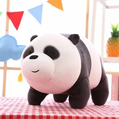 D 30/40/50 см Kawaii Свинья Плюшевые игрушки Носки с рисунком медведя из мультика мягкие гризли серый белый медведь кукла панды игрушка для детей подарок на день рождения для малышей - Цвет: D