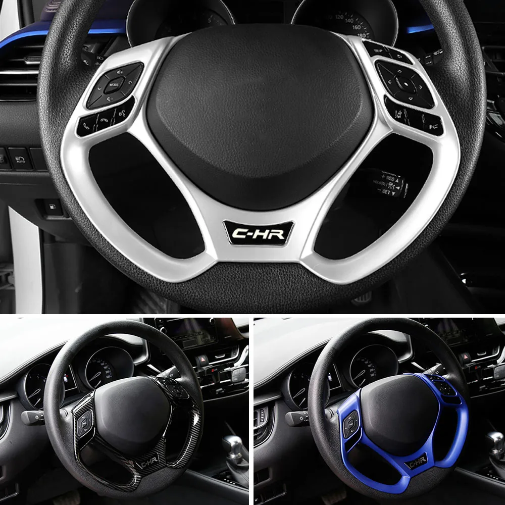 Наклейка на руль автомобиля с блестками накладка наклейки для Toyota C HR CHR 2016 2017 2018