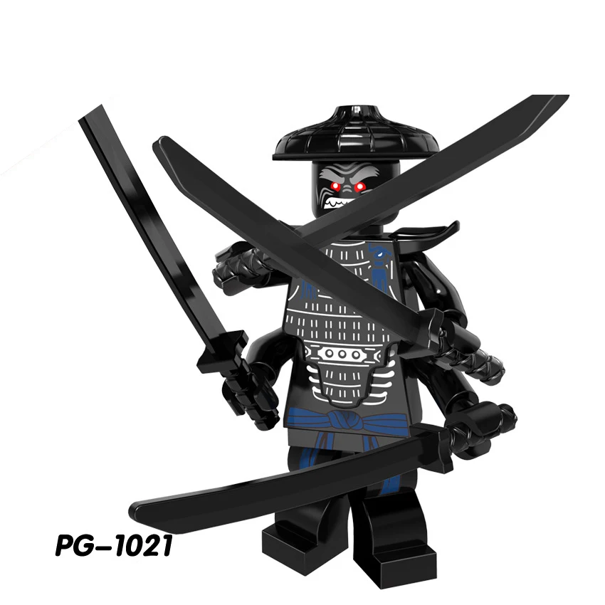 Строительные блоки с героями мультфильмов ниндзи Kai Jay Zane Cole Lloyd Carmadon Ninjago