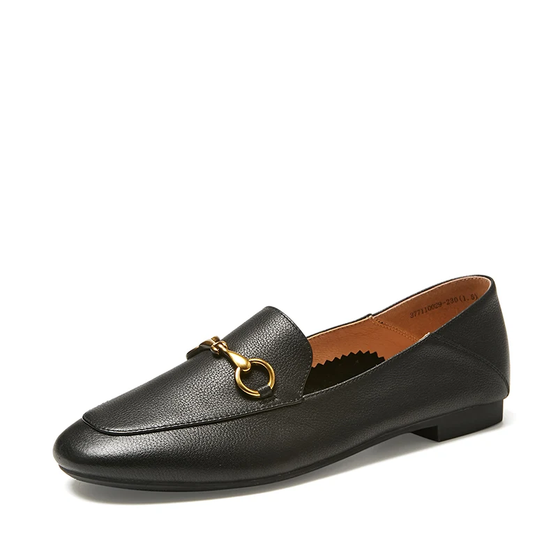 GEMEIQ/кожаные туфли телесного цвета с натуральным лицевым покрытием и квадратным