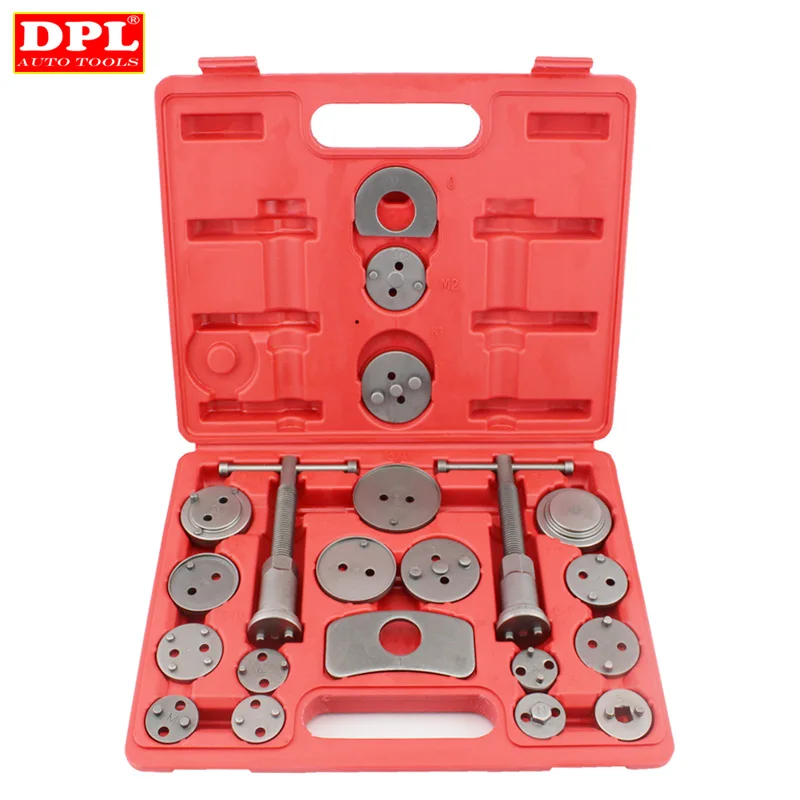 

21pcs/Set Universal Car Disc Brake Caliper Rewind Back Brake Piston Compressor Tool Kit Set For Automobiles Garage Repair Tools