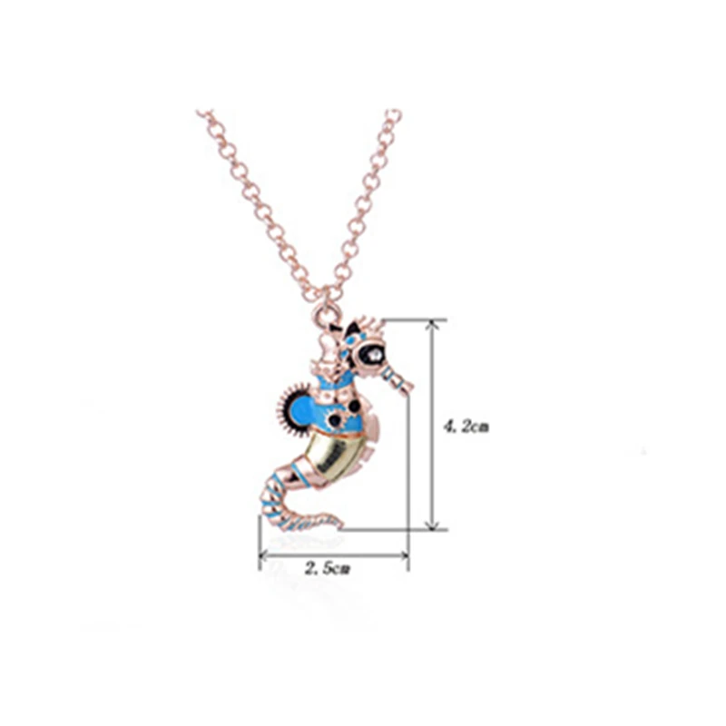 DoreenBeads модное ожерелье в стиле стимпанк цепочка из розового золота кулон