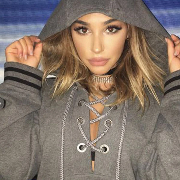 

2017 Women's Loose Crop Top Winter Autumn Hoodie Sweatshirt Jumper Hooded Pullover Top
