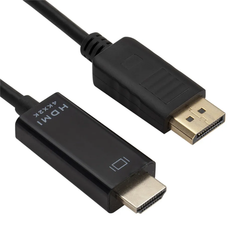 1,8 м 6 футов Дисплей порт HDMI кабель 4K x 2K позолоченный Дисплей порт Адаптер DP к HDMI кабель Шнур для MacBook Air Dell монитор