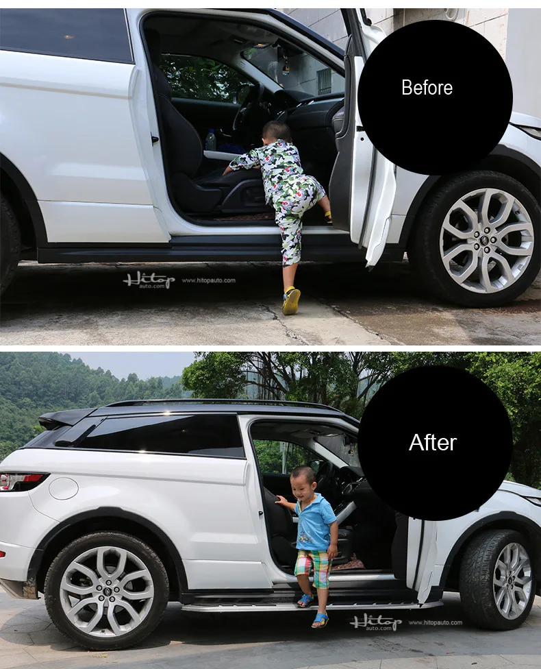 Боковая подножка для Land Rover Range Evoque 2011-2019 хорошее качество нагрузка 300 кг поставка