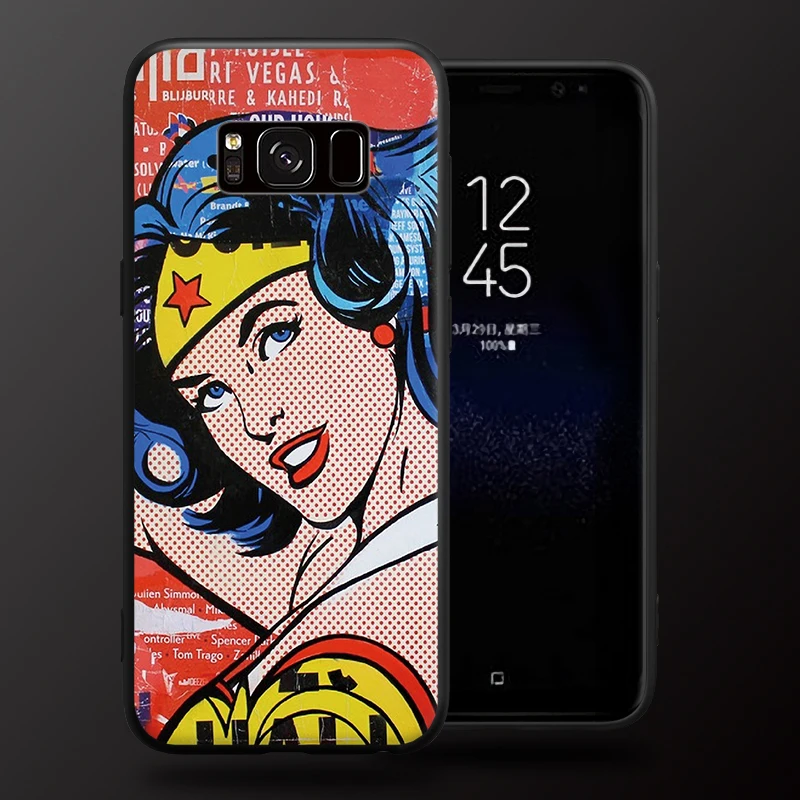Привлекательные классные Смешной Персонаж шаблон для Samsung Galaxy S6 S7 край S8 S9 Plus Note 3 4 5 8 9 Жесткий чехол для телефона