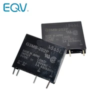10 pcs g3mb 202p dc ac pcb ssr in 5vdcout 240v ac 2a solid state relay