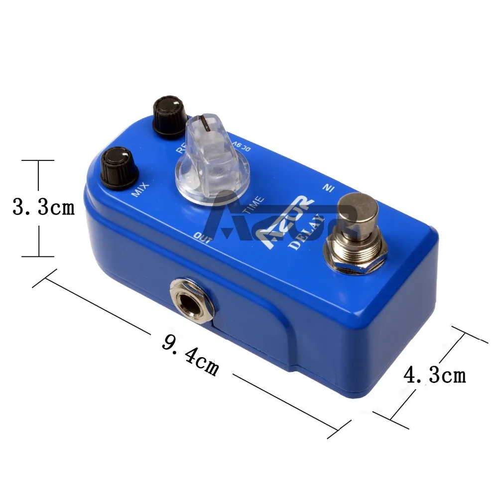 AZOR AP-306 гитарные педали с эффектом Delay мини-педаль с задержкой гитарная педаль микропедаль эффект гитарные аксессуары хорошее качество AP306