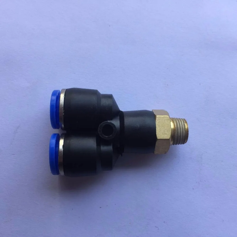 

2Pcs 10mm Y type screw thread tee PX10-01 PX10-02 PX10-03 PX10-04 pneumatic quick plug connector