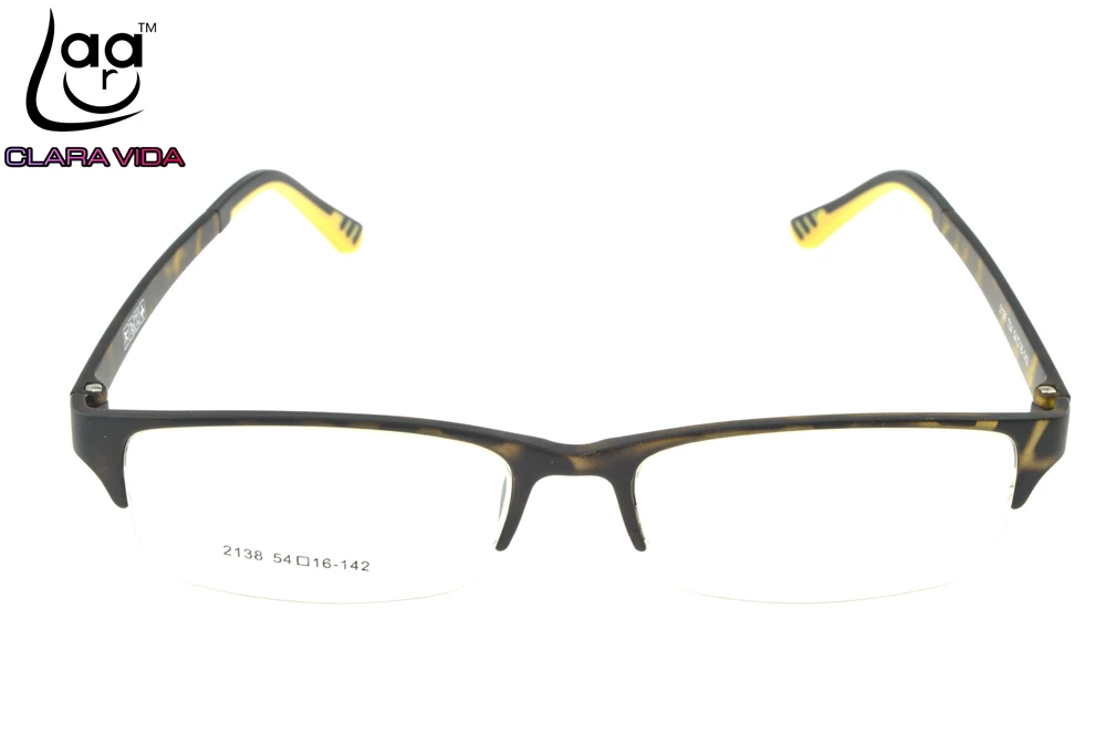 TR90 Полуободковые ультра Светлые Коричневые дизайнерские оправы для очков