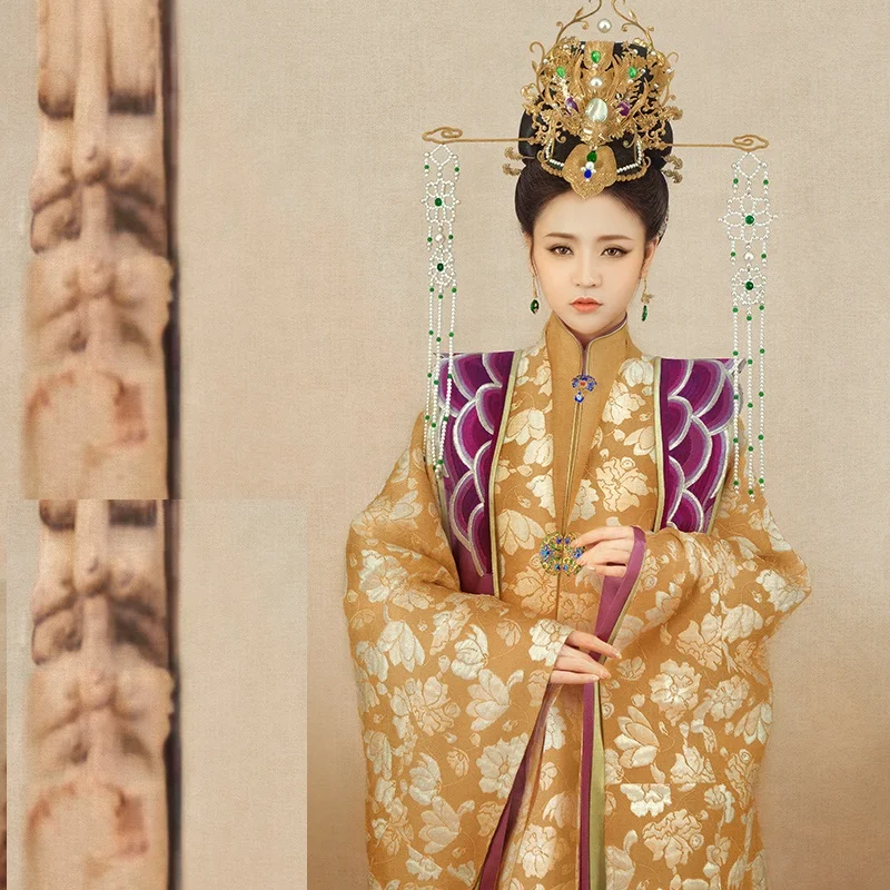 Jin Ling Jiu Tang Dynasty Empress Gorgeous Tang Suit Hanfu Costume Thematic Photography Costume Hanfu for Women Cosplay Costume vocaloid yuezheng ling cosplay china project white costume vocaloid cosplay feminino chinese style yuezheng ling costumes