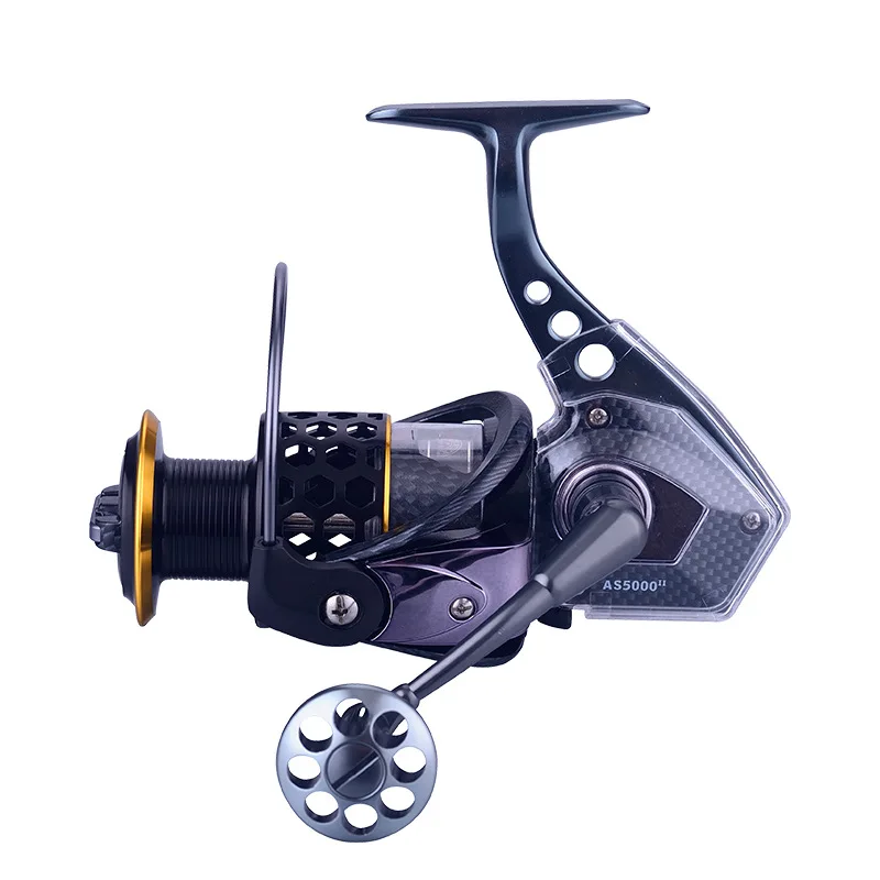 

AS1000--8000 Black Hawk Spinning Wheel All metal Seawater prevention 15+2BB Sea fishing / lake fishing Fishing reel