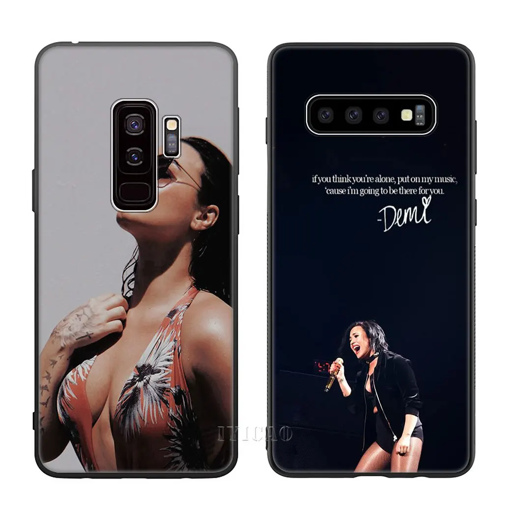 IYICAO Demi Lovato сексуальный мягкий силиконовый чехол для samsung Galaxy S10 S9 S8 Plus S10e S6 S7 Edge