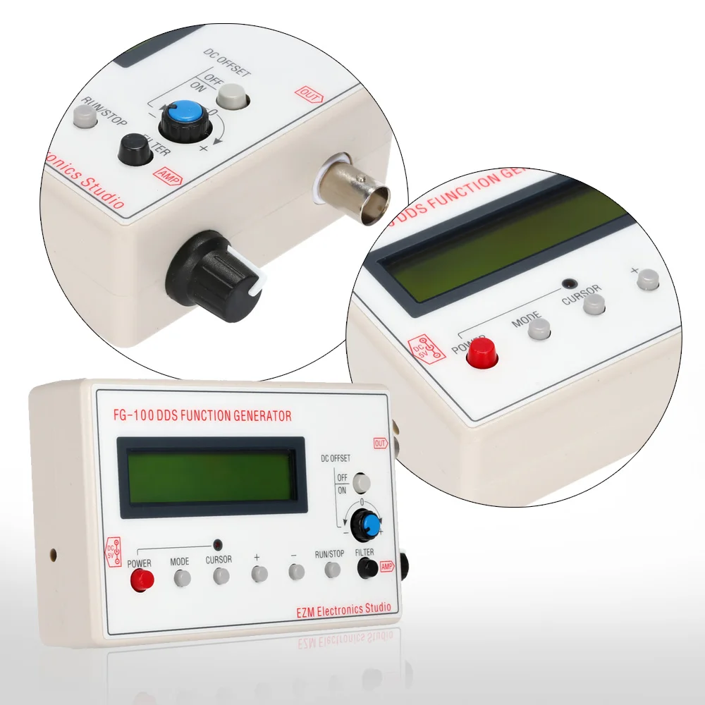 1HZ-500KHZ DDS Functional Signal Generator Source Module Frequency Counter Sine + Square Triangle Sawtooth Waveform | Инструменты