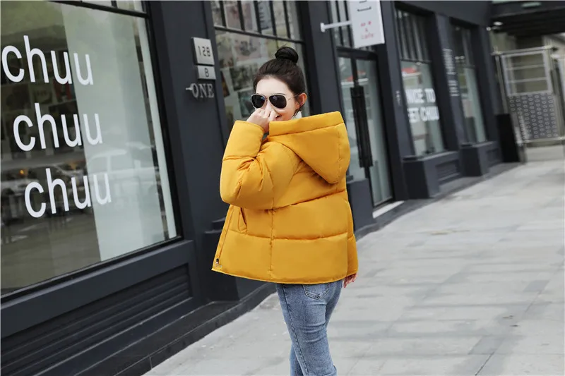 Зимняя женская куртка abrigos mujer invierno, верхняя одежда, короткая стеганая Женская парка с подкладкой, Женское пальто, jaqueta feminina