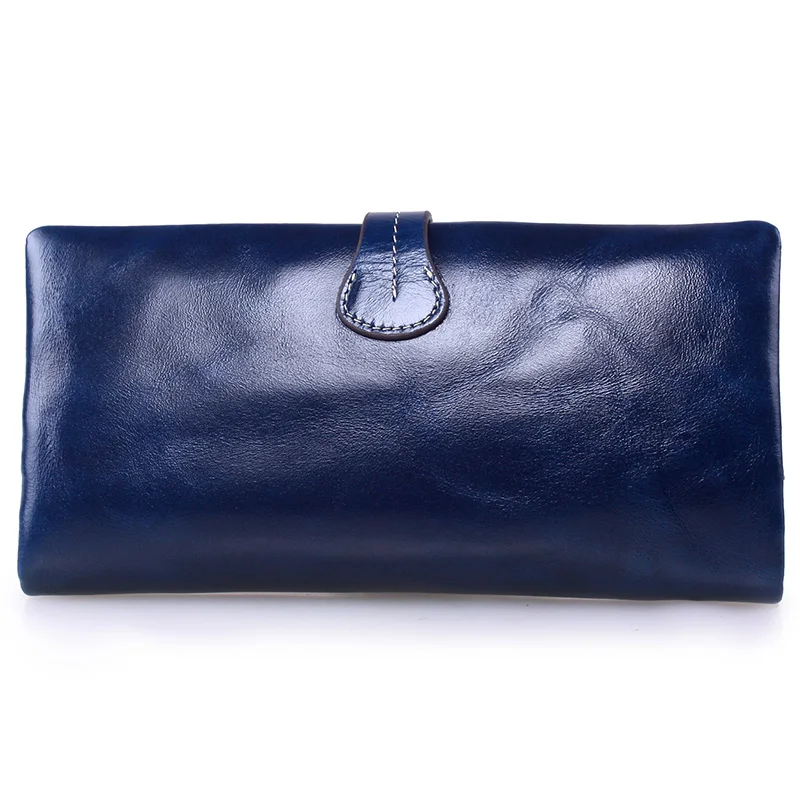 Длинные женские кошельки Pearl Angeli из натуральной кожи мягкий держатель для карт