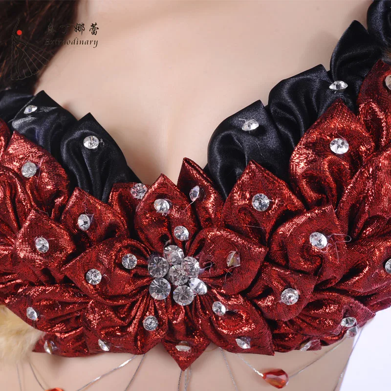 Новинка! Перьевые костюмы для танца живота сексуальный топ отца + ремень комплект