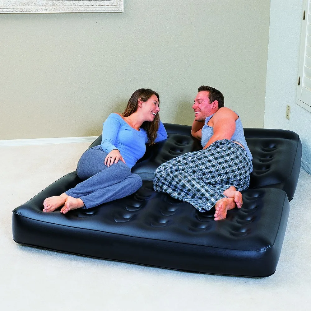 75056 Bestway 188x152x64 см 5 в 1 многофункциональный диван + воздушный насос 74 "x 60" x 25