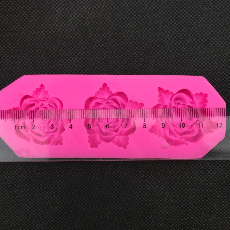 3D формочка для сахара в виде цветов силиконовая форма торта формы из полимерной