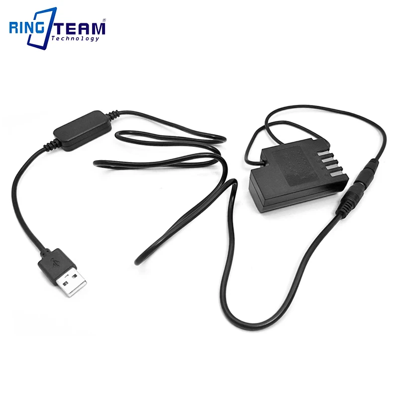 USB-кабель питания плюс флэш-аккумулятор для фотоаппаратов Sigma SD Quattro H SDQ SDQH и Lumix BP-61