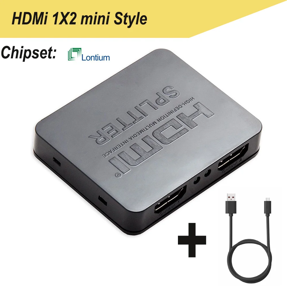 Hdmaters 4K HDMI разветвитель 1X4 HDMI 1,4 V разветвитель 1X2 с блоком питания для HDTV DVD STB PC ноутбука