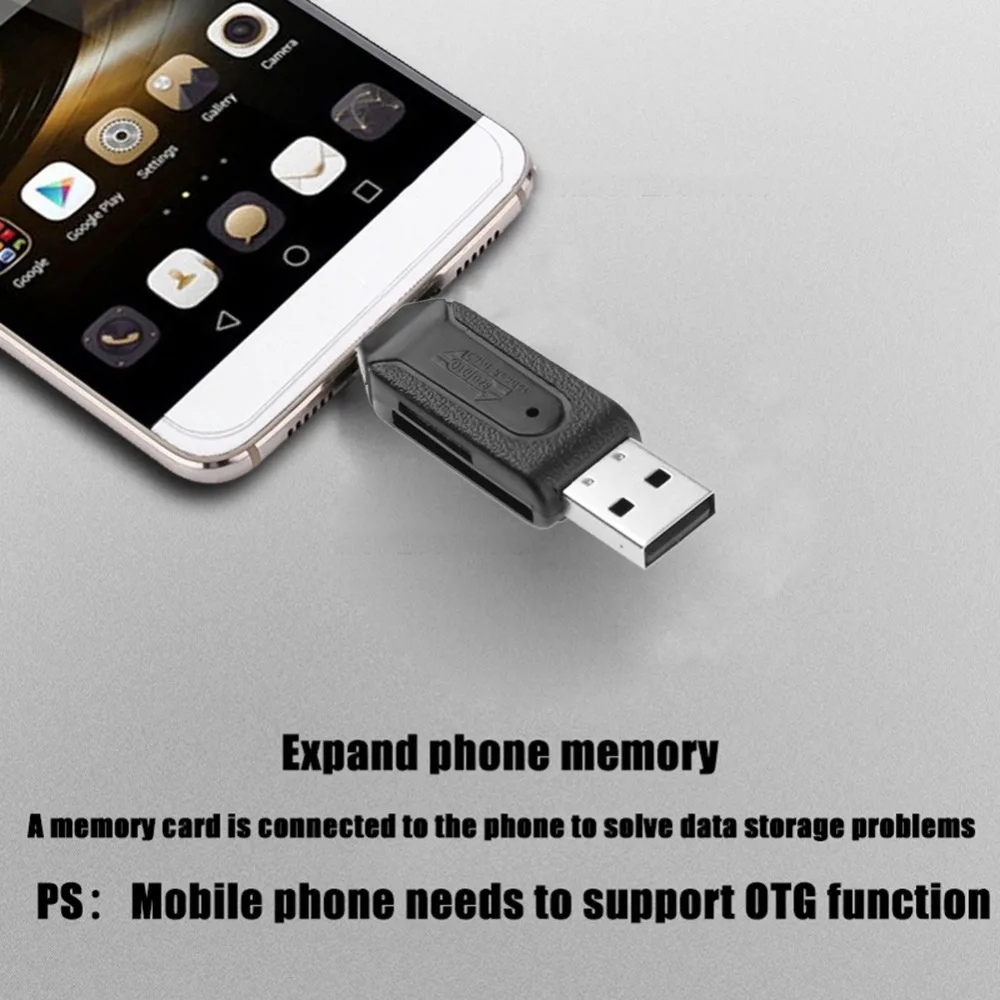 Мини OTG USB2.0 Type C кардридер памяти для SD TF карты Micro кардридер|Картридеры| |