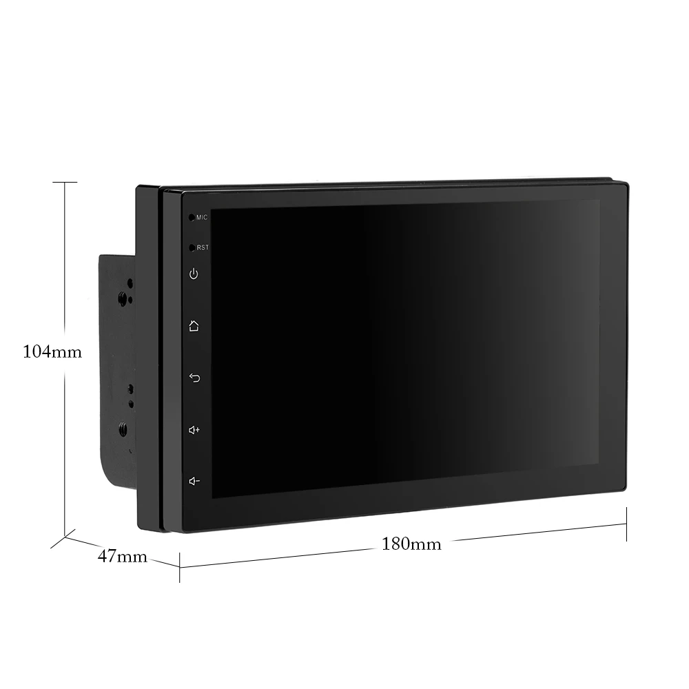 AMPrime 2 din Android 6 0 автомобилей Радио 7 'ƊG gps навигации Mirrorlink MP5 мультимедийный