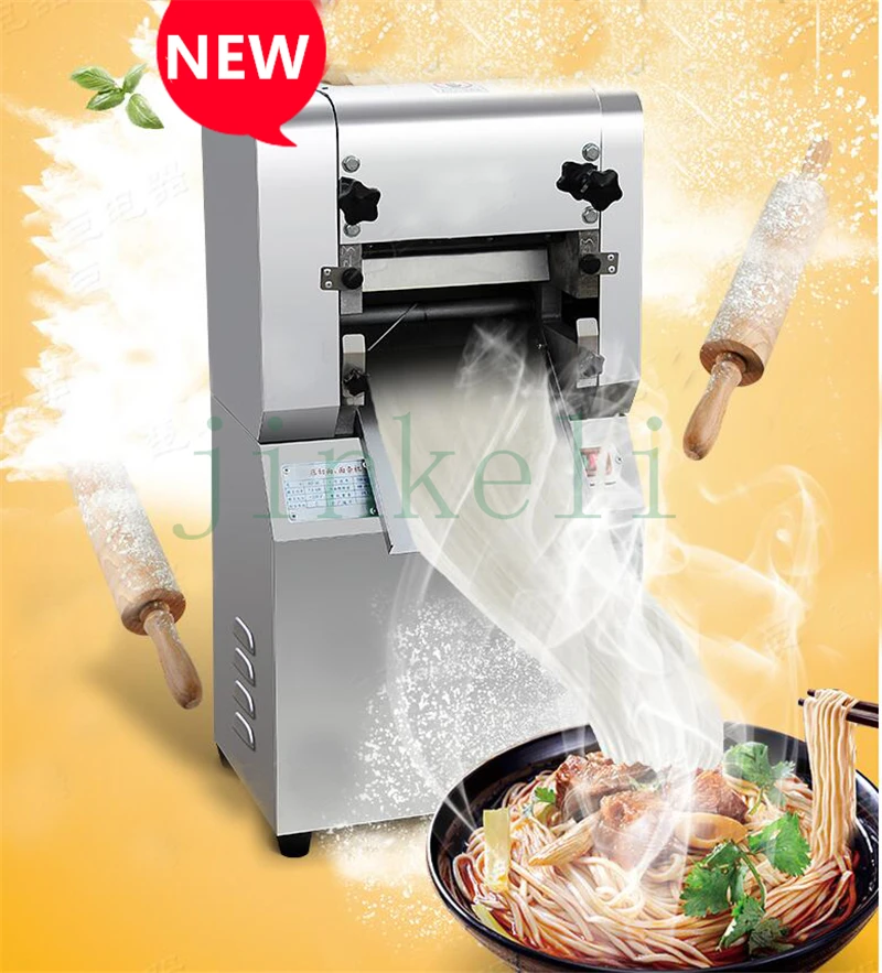 

free ship Electric noodles making pressing machine pasta maker noodle cutting machine dough roller Spaghetti Pasta Fettuccine