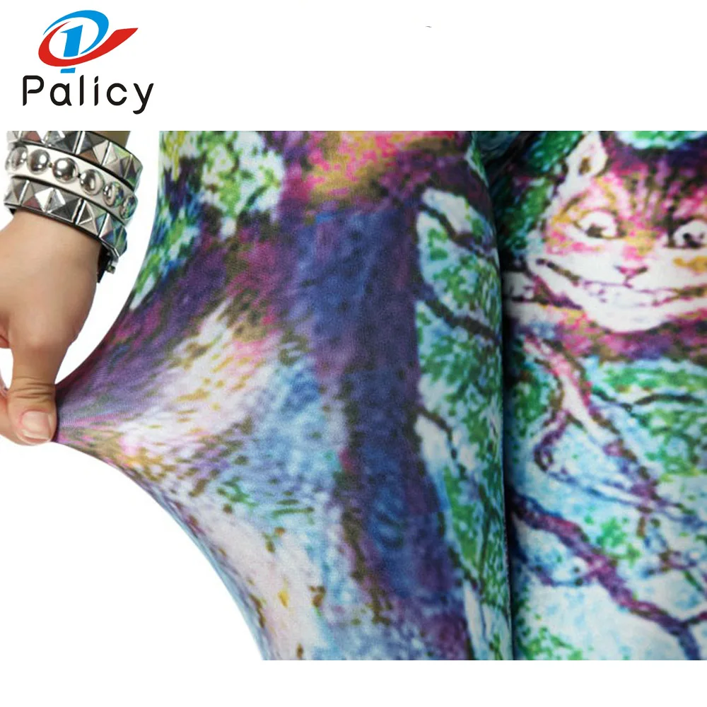 Palicy Thin Fashion Print Leggings Women Strench Trouser Slim Pants Casual Cartoon Soft workout winter 3D Print Leggings