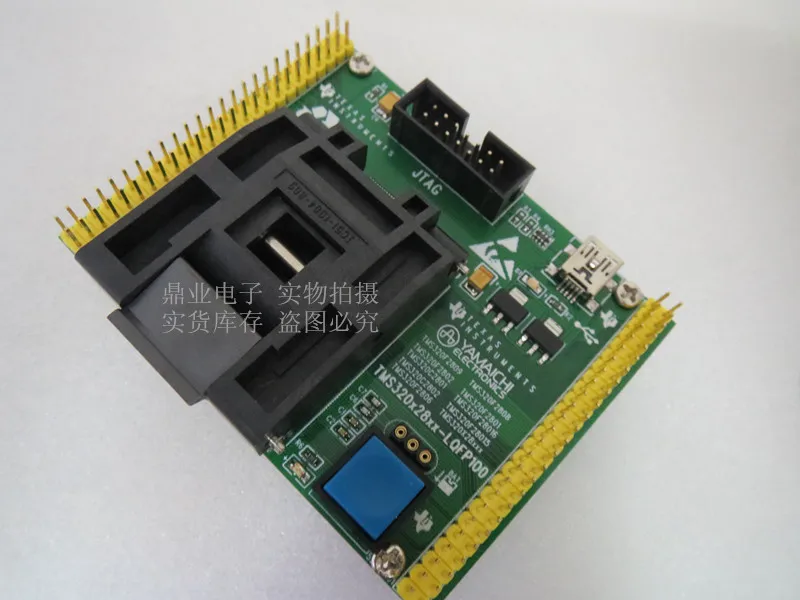 Original TI IC Test Seat TMS320C2801 Burning Programm TMS320F28016 Socket Adapte | Автомобили и мотоциклы