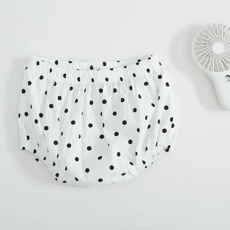 Summer New Arrival cute suit round collar puff sleeve two - pieces polka dots | Мать и ребенок