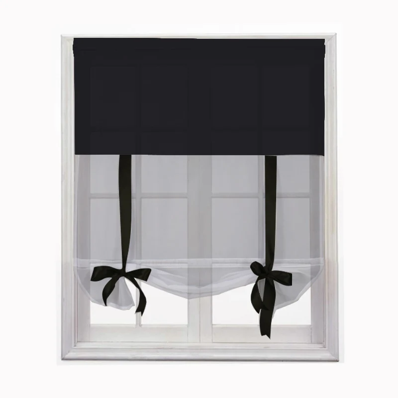 Flying мягкий чистый белый тюль занавески для кухни прозрачные Занавески балкона